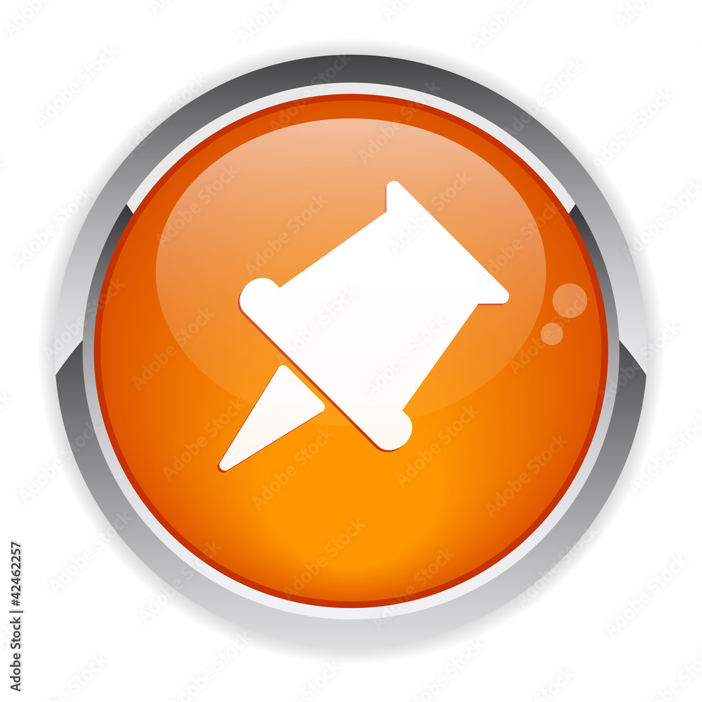 button pushpin icon. button pushpin icon.