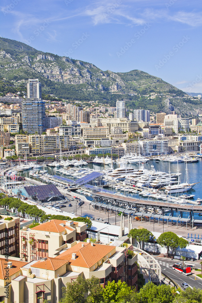 City of Monaco during the Formula One season