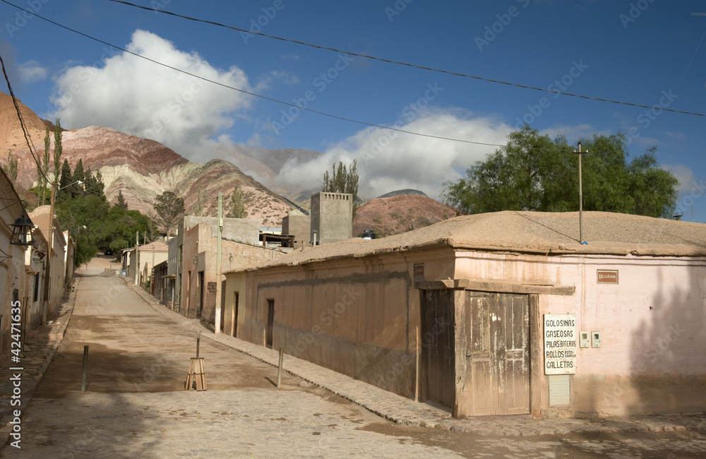 Seven colors hill. Purmamarca, Argentina