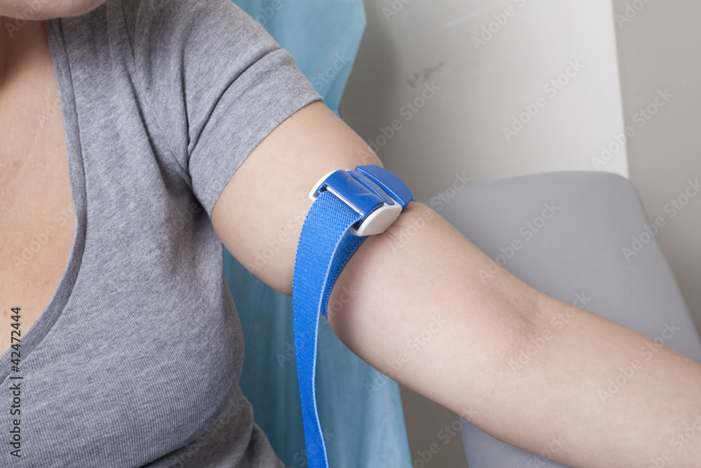 Obraz premium Drawing blood procedure