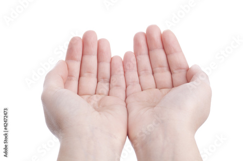 Hands holding nothing
