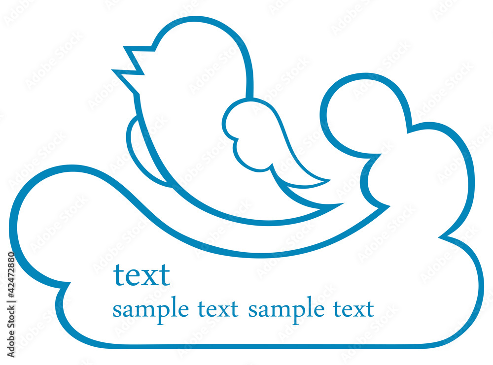 Fototapeta premium Bird Icon