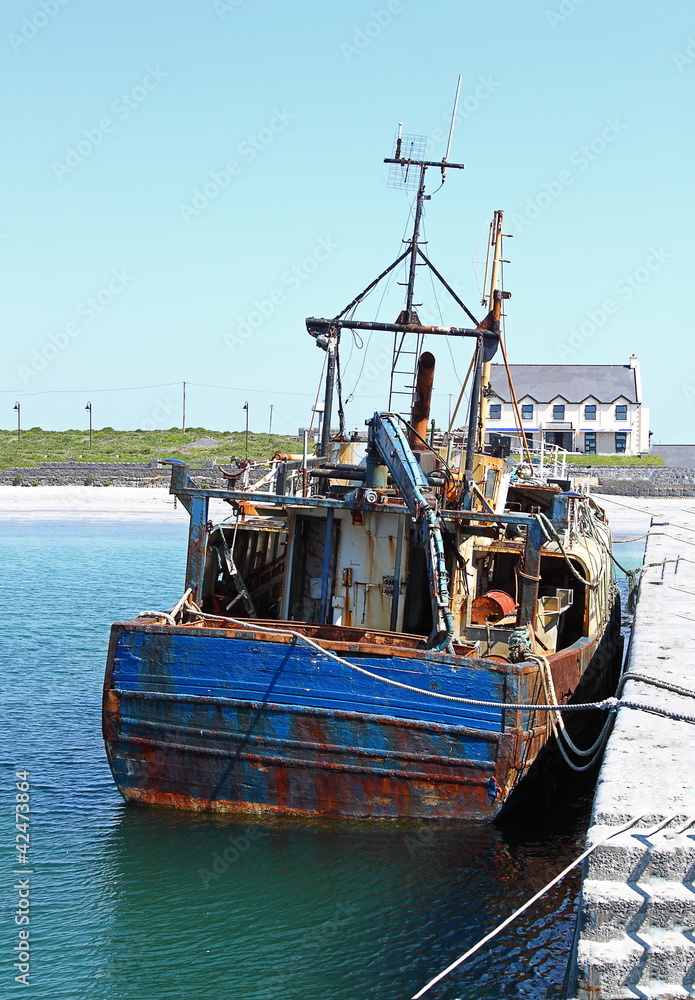 Old fishing boat