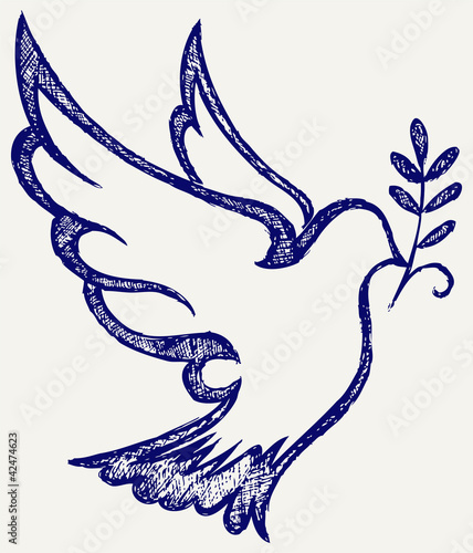 Vector dove symbol