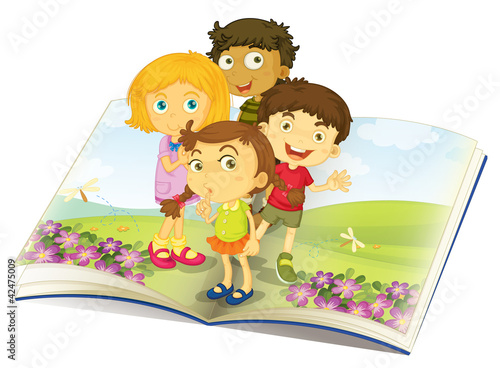 kids watching flies