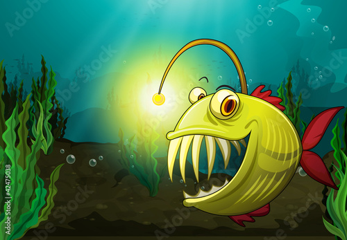 monster fish in water