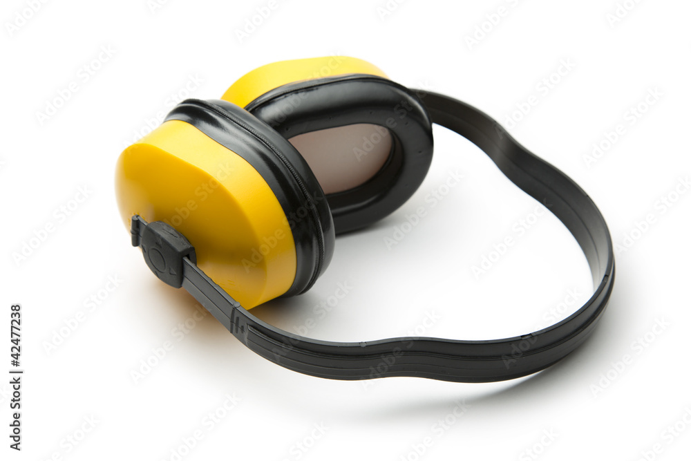 Headphones on the white background Headphones on the white background