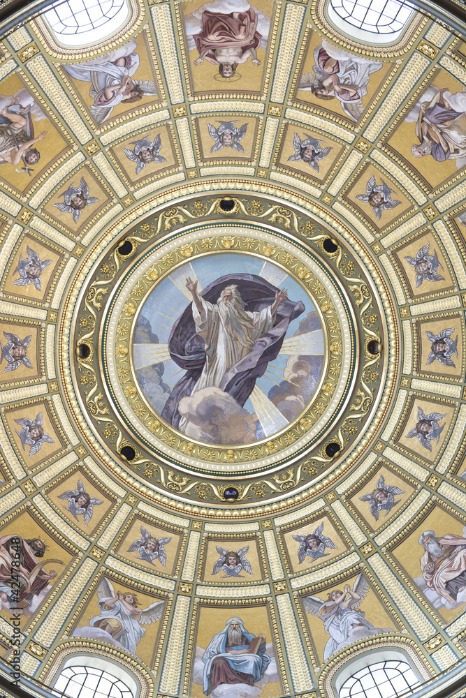 St. Stephen's Basilica, god mosaic