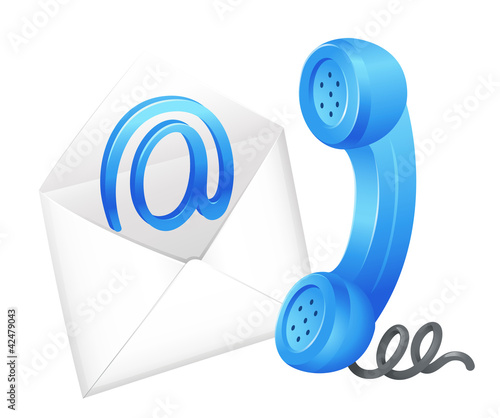Contact email symbol