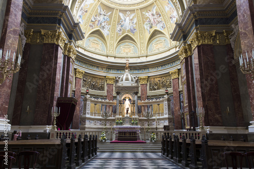 St. Stephen's Basilica, interior panorama