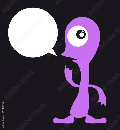 Purple puppet