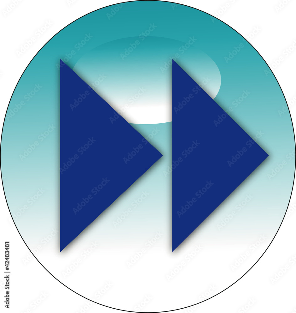 Forward realistic button Forward realistic button