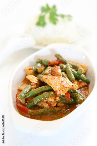 Thai Spicy Green Bean and Chicken