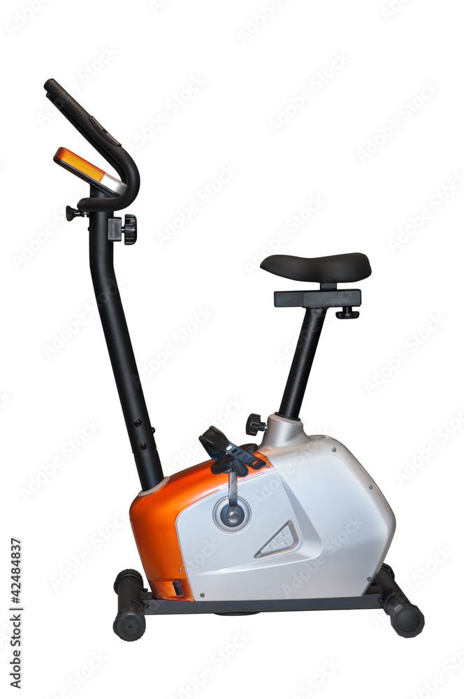 Cycle trainer on white background. Cycle trainer on white background.