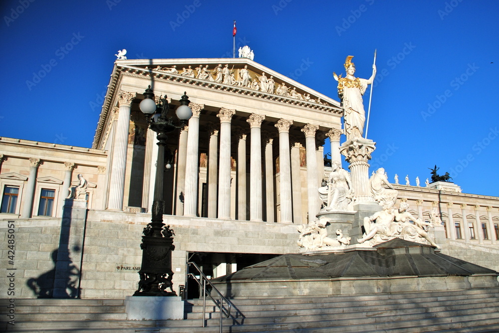 Obraz premium Austrian Parliament , Vienna