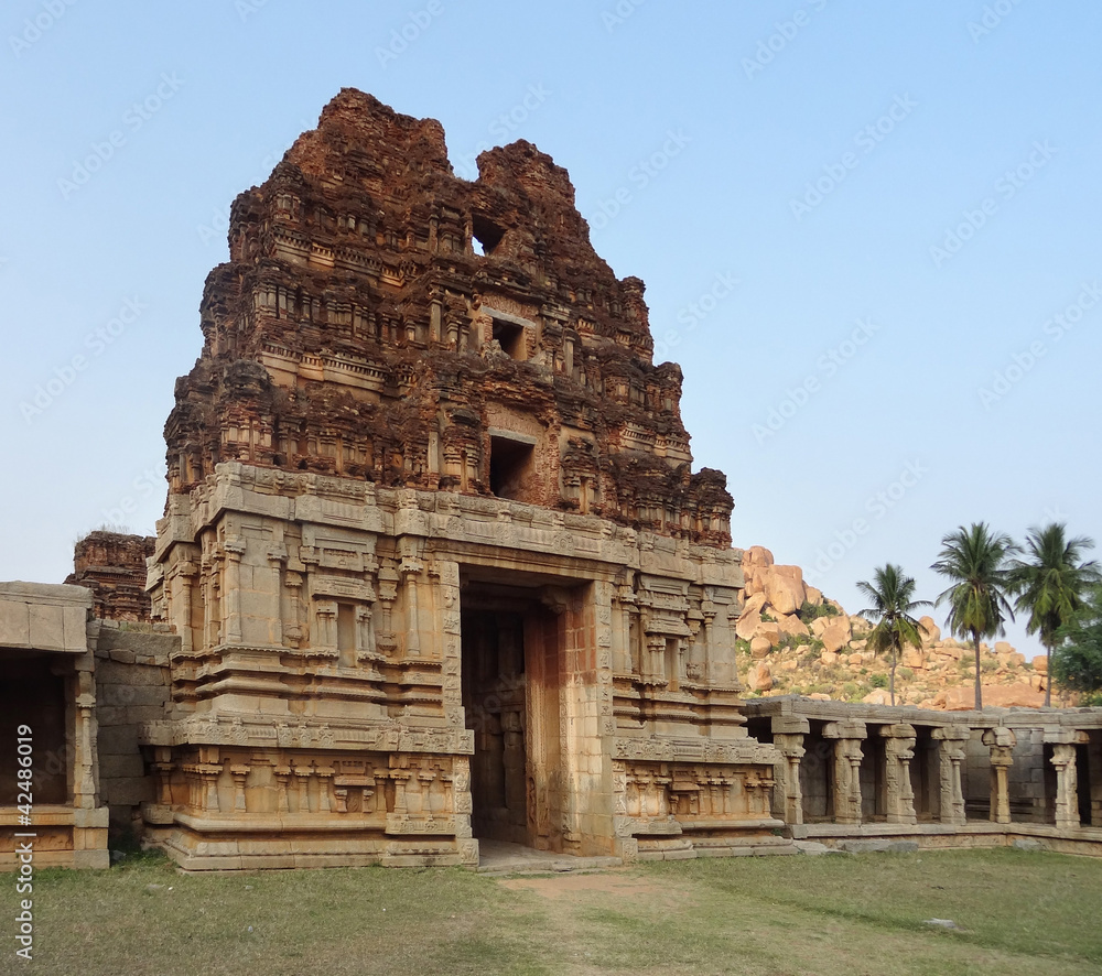 Naklejka premium AchyutaRaya Temple at Vijayanagara