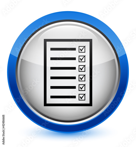 "Services icon" blue button