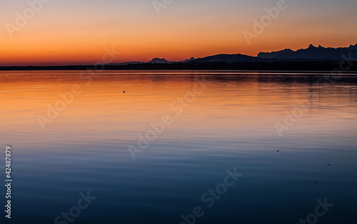 Dawn at Lake Geneva