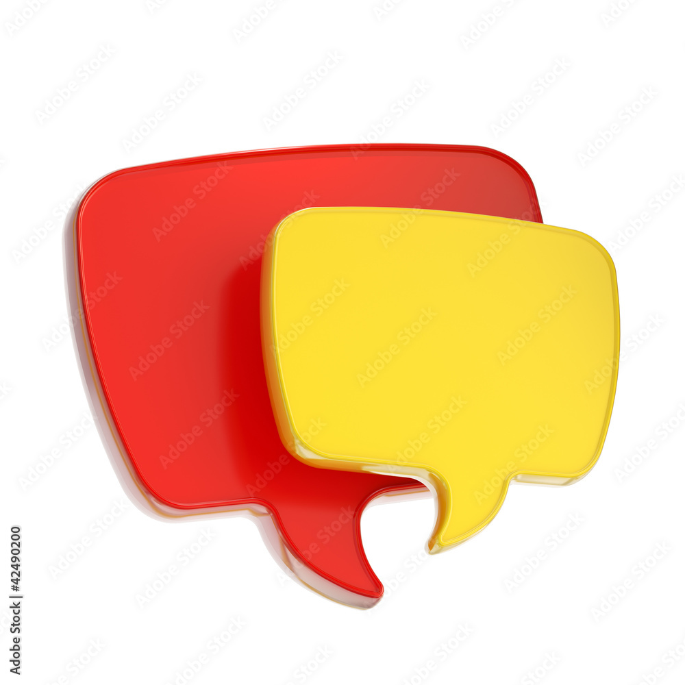 Text speech bubble icon isolated Text speech bubble icon isolated