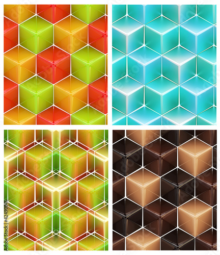 Seamless abstract colorful ...