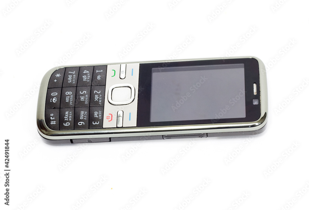 close up mobile phone isolated on white close up mobile phone isolated on white