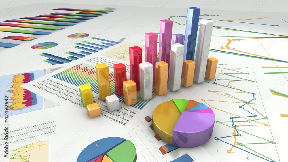 3d video presentation finance and business-1080p 3d video presentation finance and business-1080p