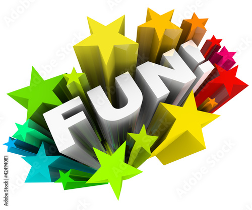 Fun Word Stars Starburst Entertainment Amusement #42494081