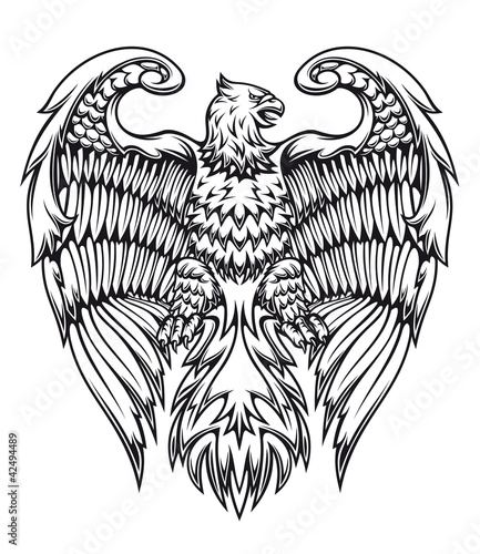Powerful eagle or griffin
