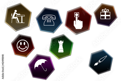 Free Download Formas hexagonales - GFXLoad