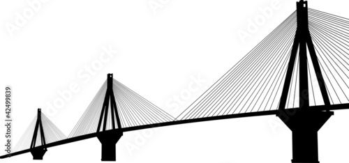 Cable-stayed bridge, Rion Antirion bridge photo