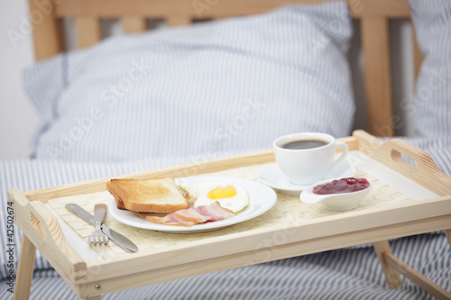 Breakfast on the bed