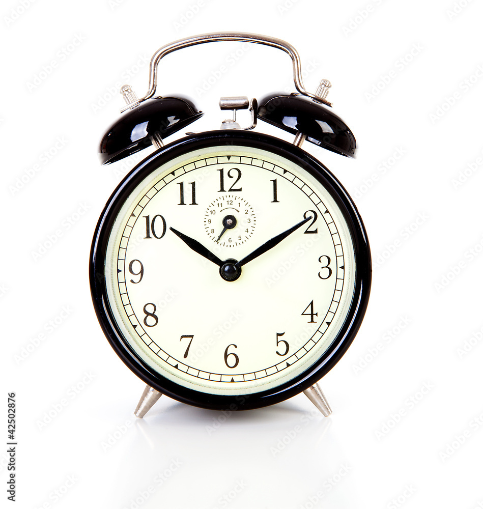 Black alarm clock Black alarm clock