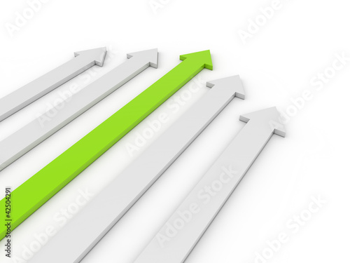 leadership concept 3d rende...