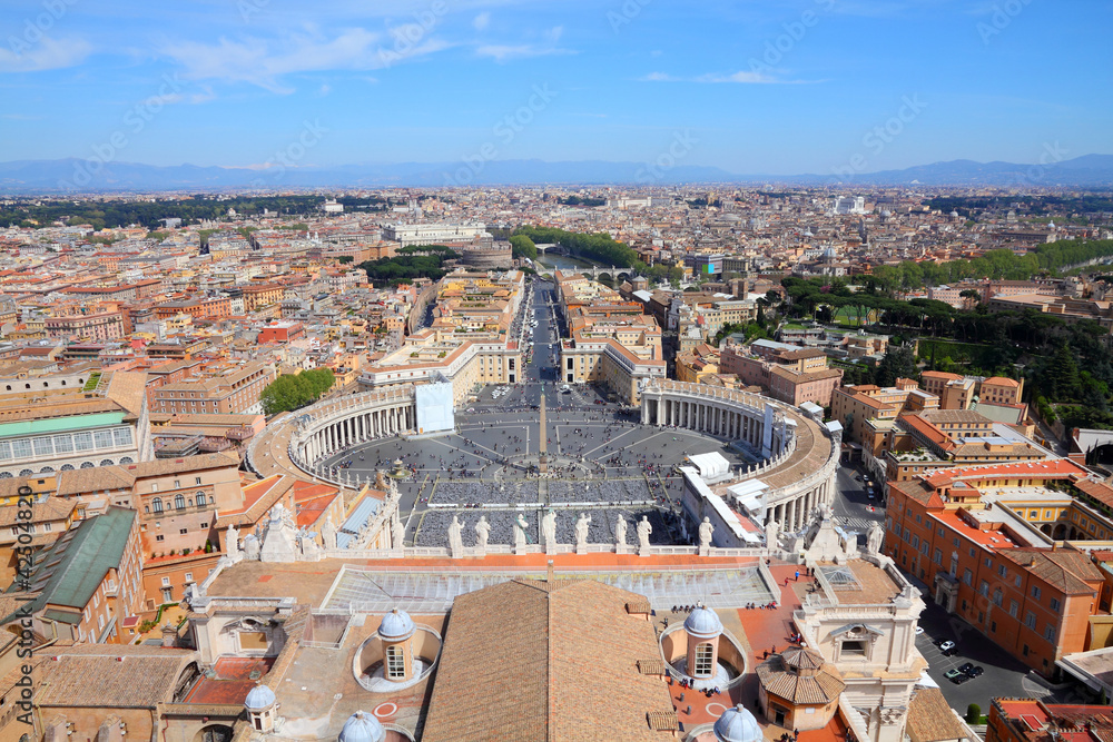 Rome - view from Vatican