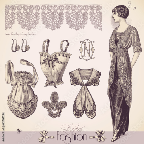 Vintage Ladies' Fashion and Accessories