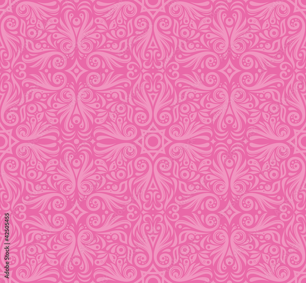 Seamless Damask wallpaper Seamless Damask wallpaper