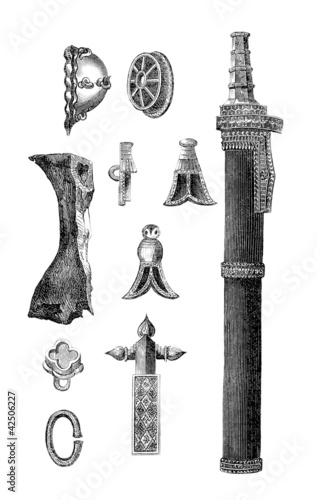 Archeological Objects - 5th century photo