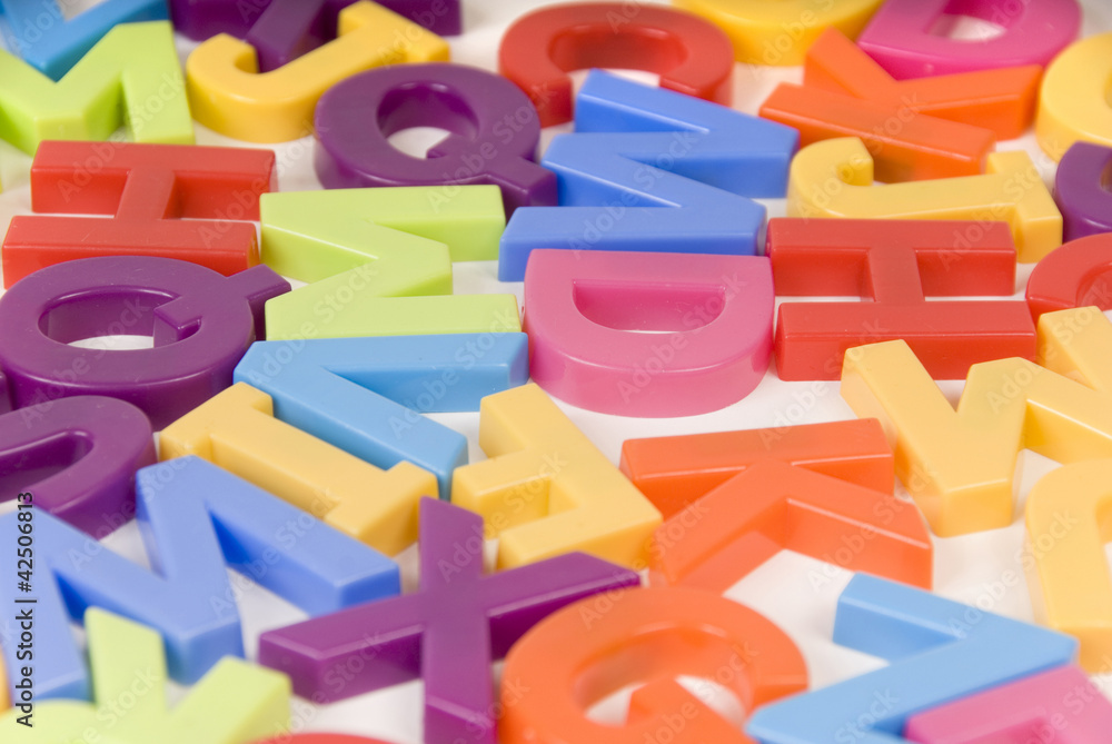 Fototapeta premium Alphabet Letters