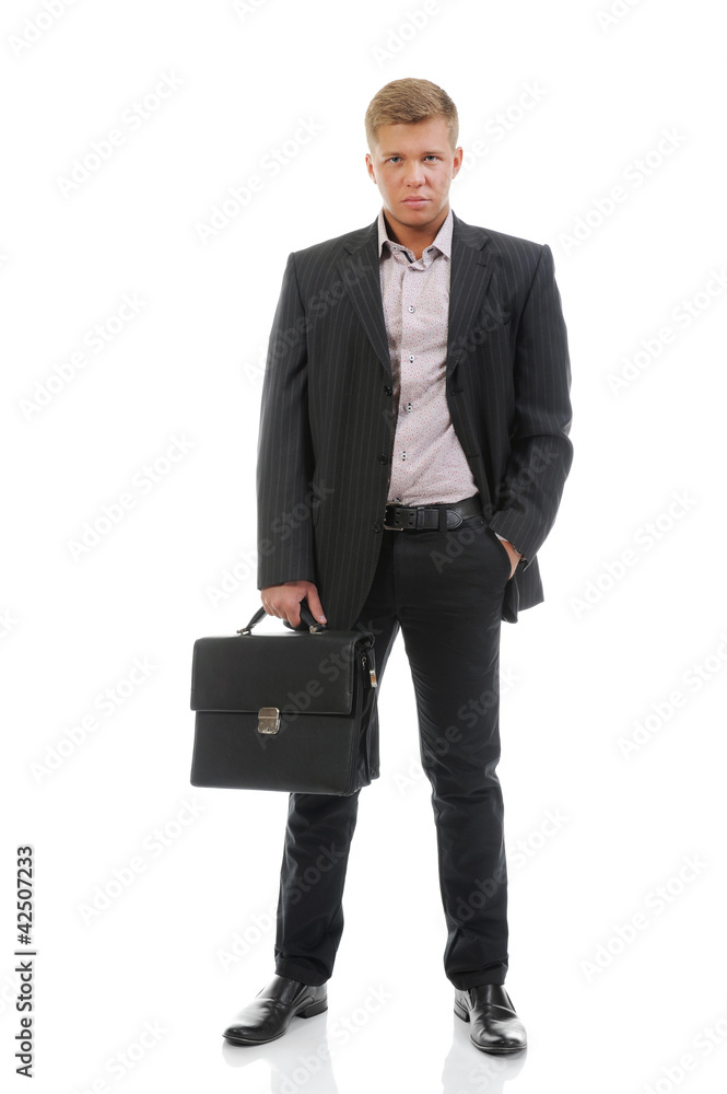 Handsome young businessman Handsome young businessman