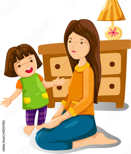 Mother and daughter