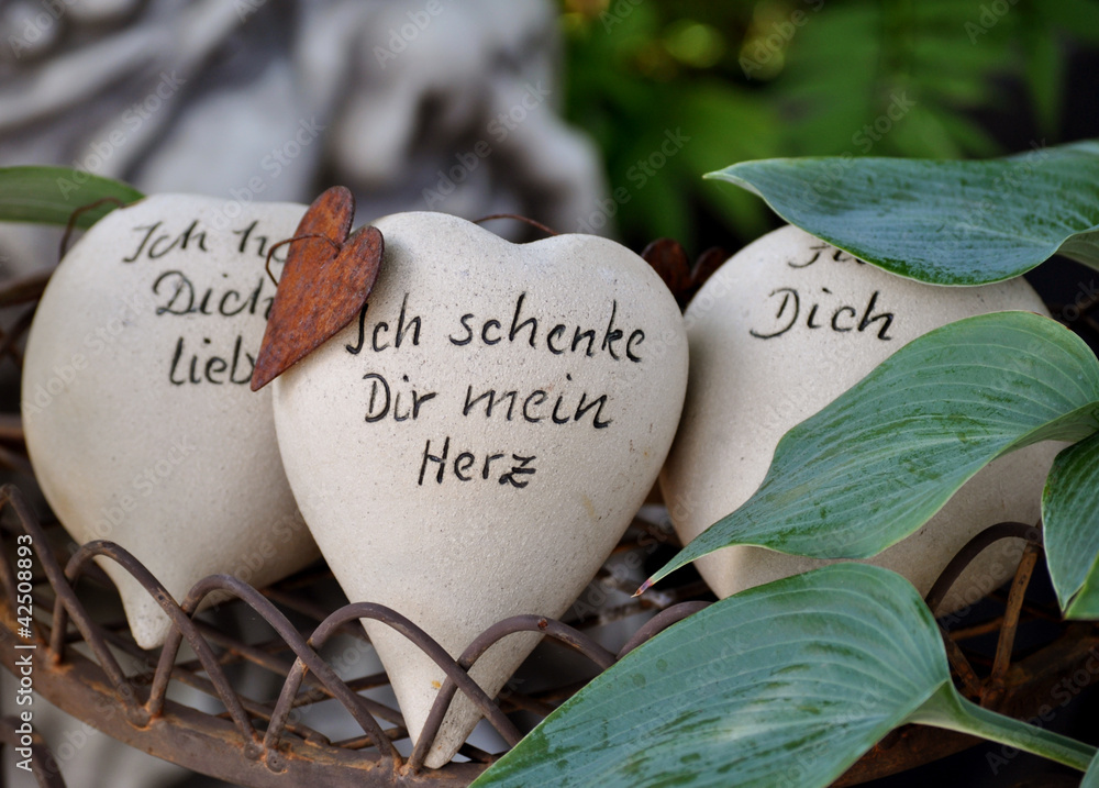 Ich schenke Dir mein Herz StockFoto Adobe Stock