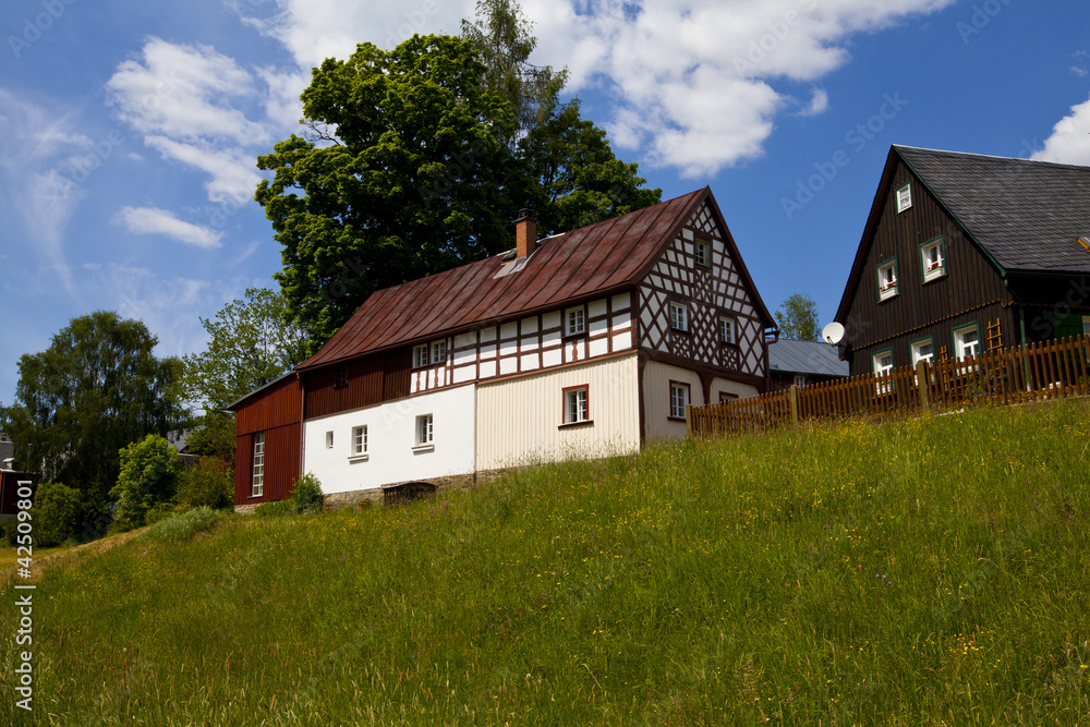 Fachwerkhaus im Elstergebirge