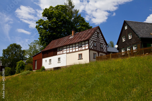 Fachwerkhaus im Elstergebirge