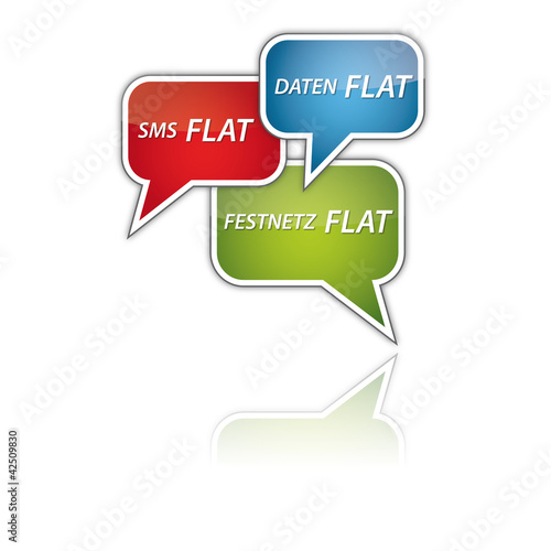 SMS FLAT, DATEN FLAT, FESTNETZ FLAT