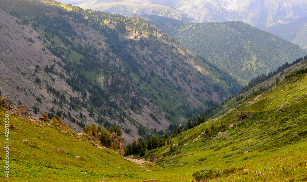 Mountains landscape of Altai, Siberia Mountains landscape of Altai, Siberia
