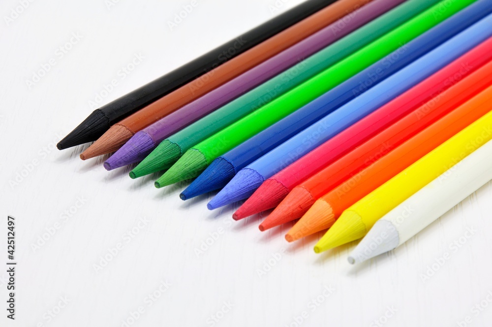 Fototapeta premium Colored pencils