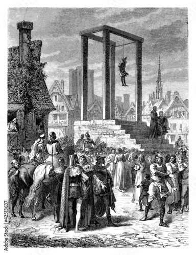 Gibet - Galgen - Gallows - 13th century