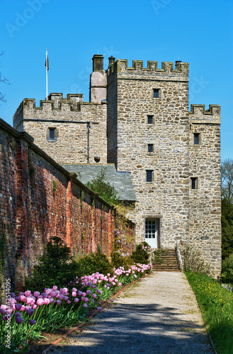 Medieval stone keep at Sizbergh Castle photo