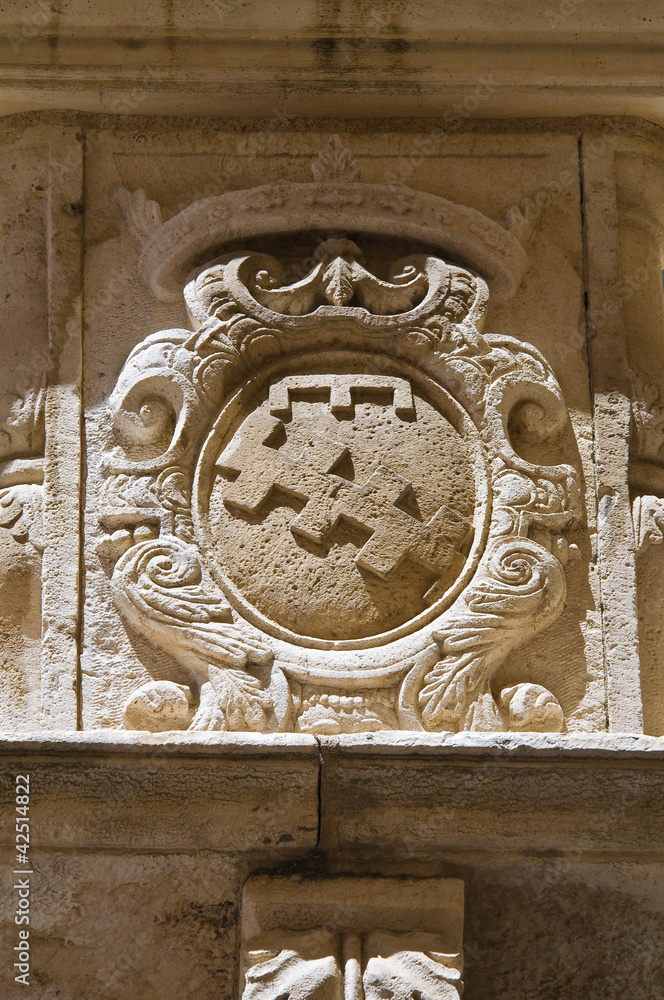Fototapeta Della Marra palace. Barletta. Puglia. Italy.