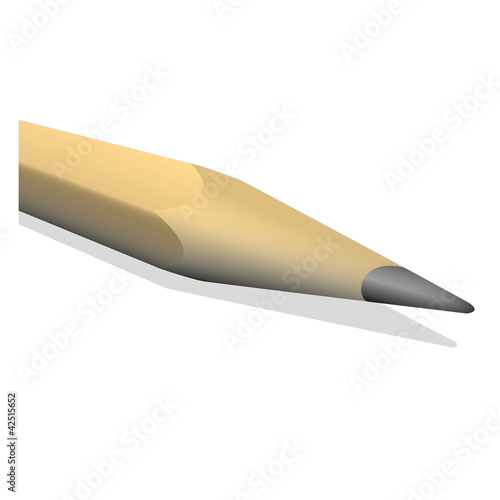 Bleistift Spitze Holz